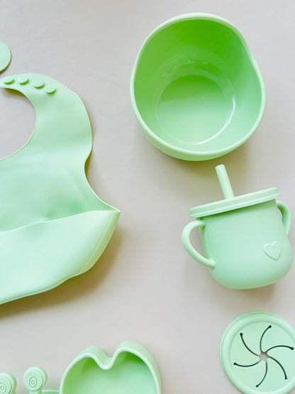 SET DE ALIMENTACIÓN COMPLEMENTARIA CANGREJO VERDE MANZANA