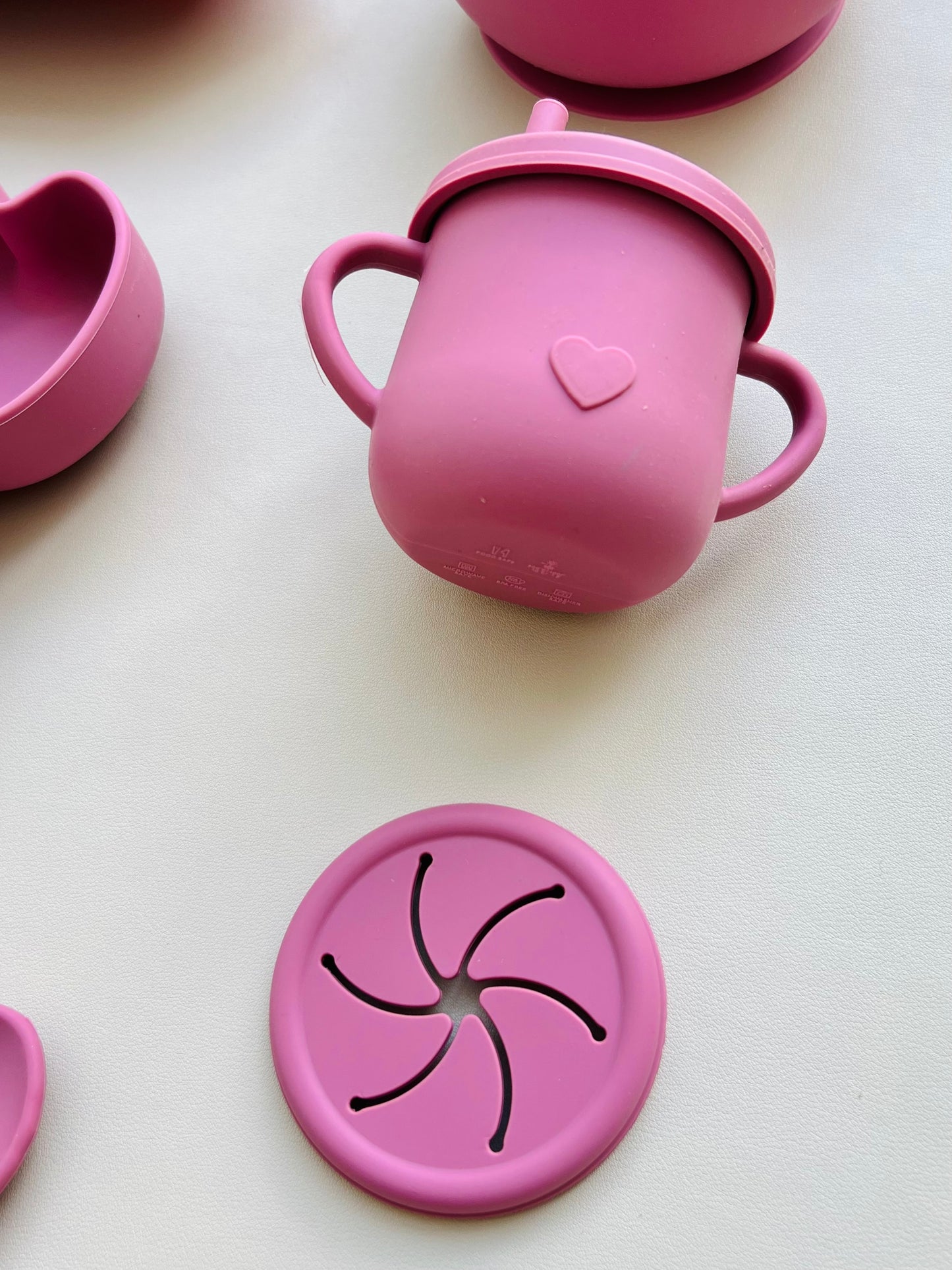 SET DE ALIMENTACIÓN COMPLEMENTARIA CANGREJO ROSA MALVA