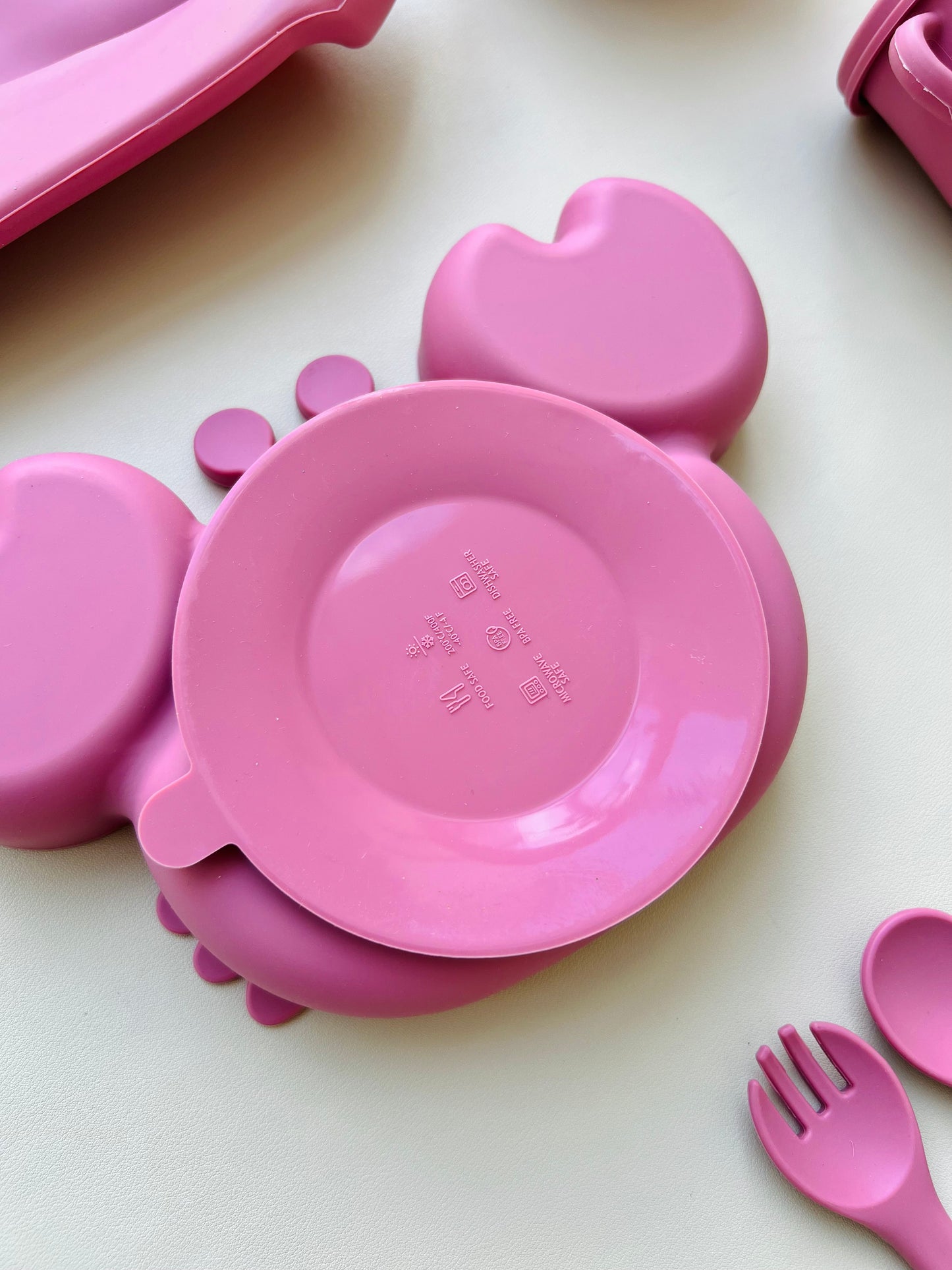 SET DE ALIMENTACIÓN COMPLEMENTARIA CANGREJO ROSA MALVA