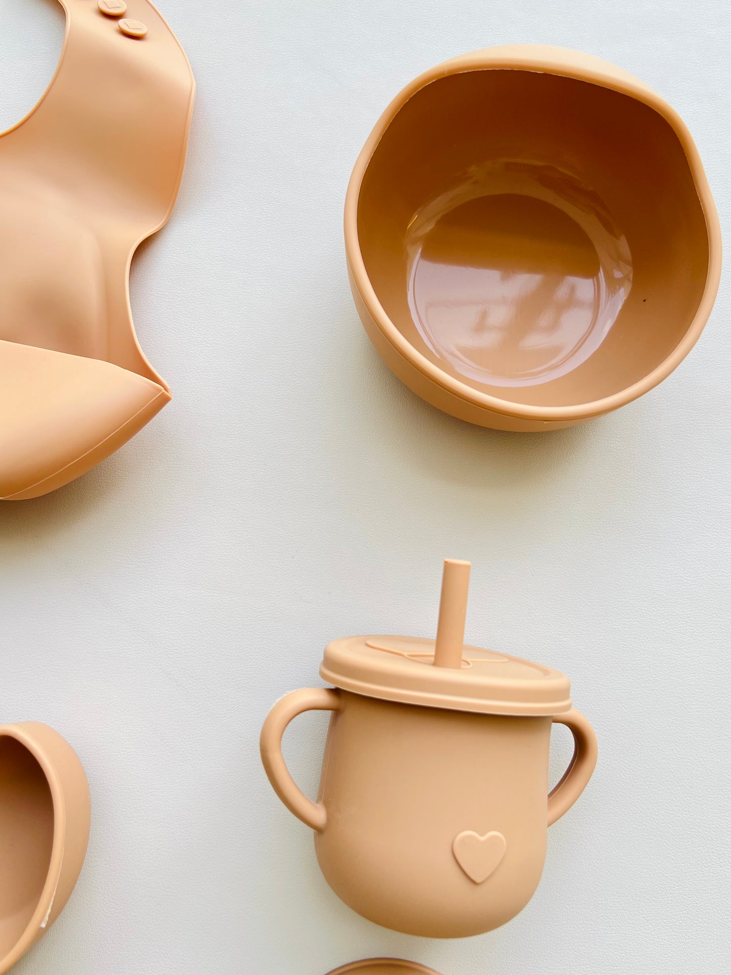SET DE ALIMENTACIÓN COMPLEMENTARIA CANGREJO COLOR  TERRACOTA