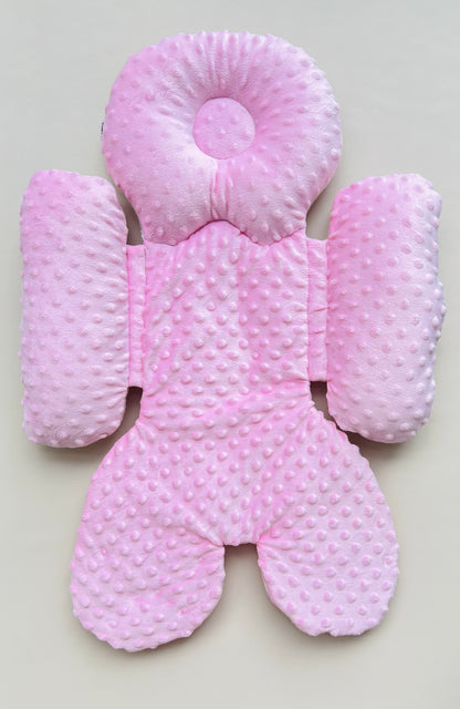 ALMOHADA PARA COCHE DOBLE COLOR ROSA