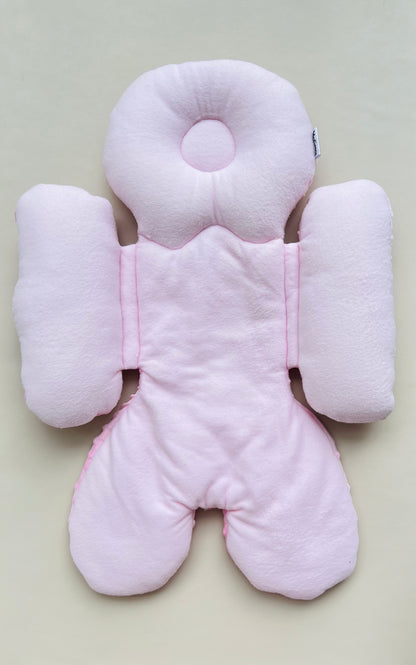 ALMOHADA PARA COCHE DOBLE COLOR ROSA