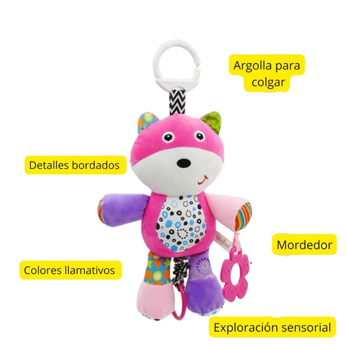 Juguete colgante sensorial para bebé