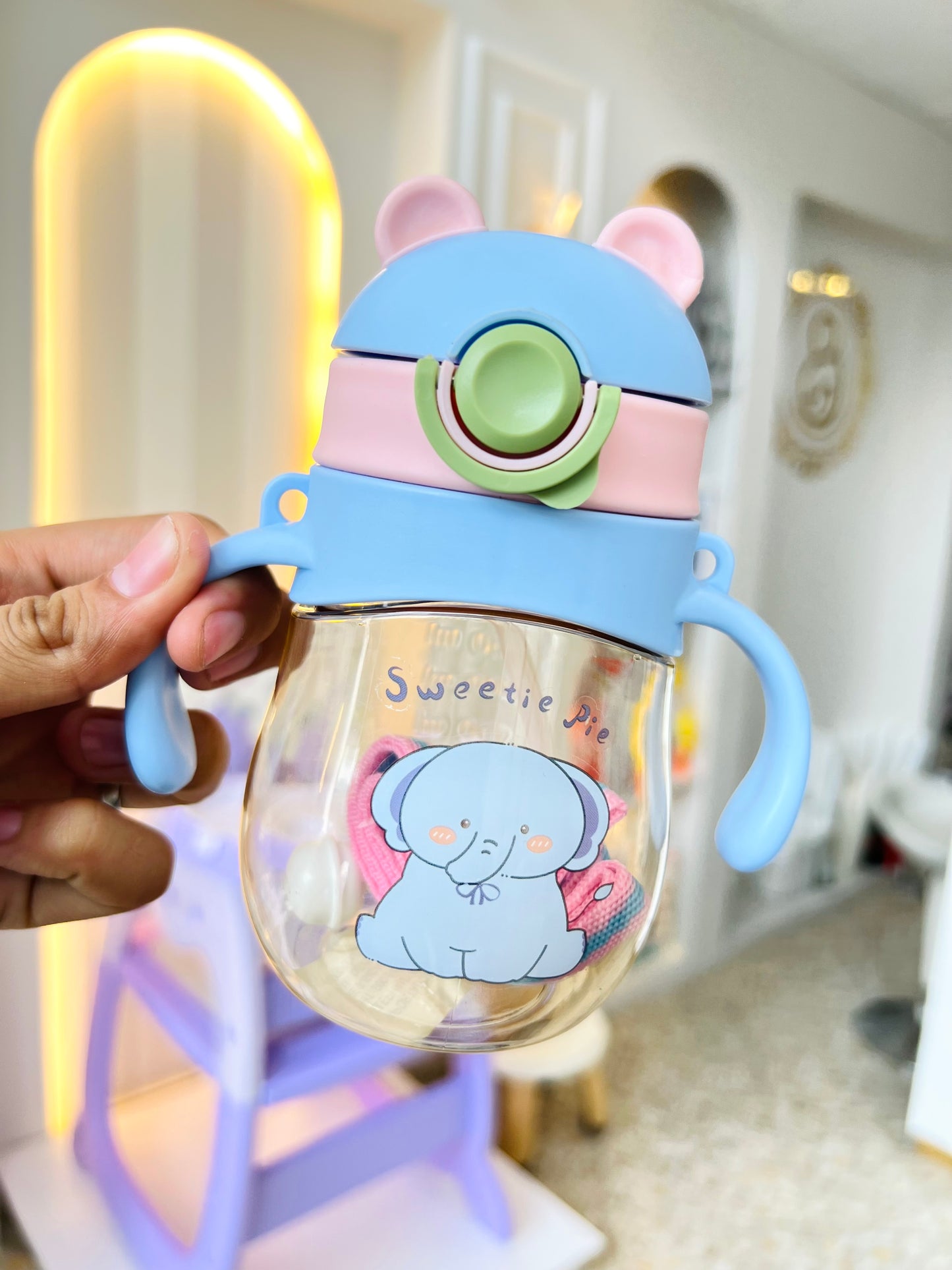 Vaso entrenador con pitillo “Little Forest”
