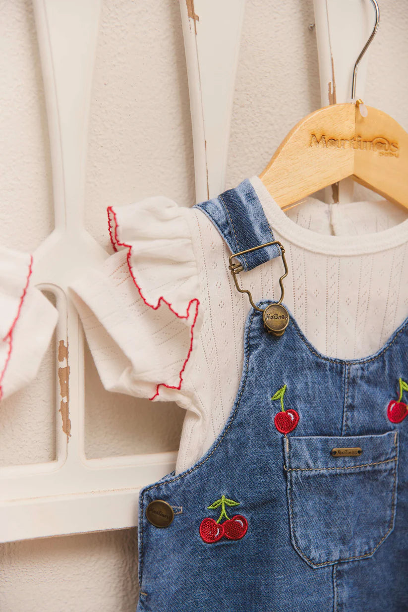 OVEROL DENIM CEREZAS MARTIN@S