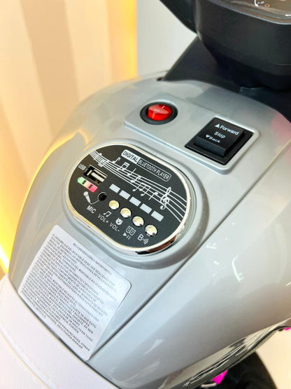 Moto eléctrica infantil Domany rosada