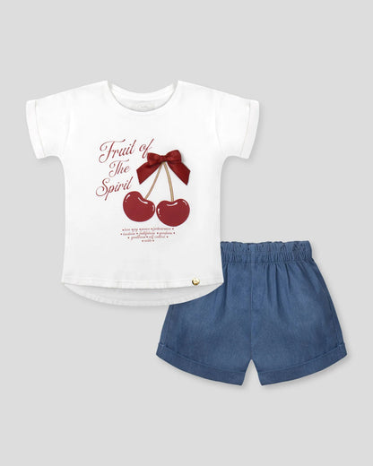 CONJUNTO DE SHORT CEREZA