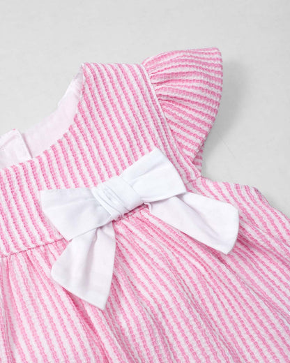 VESTIDO A RAYAS CONEJITO