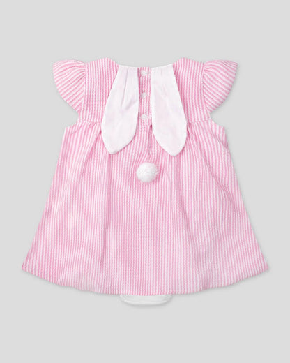 VESTIDO A RAYAS CONEJITO