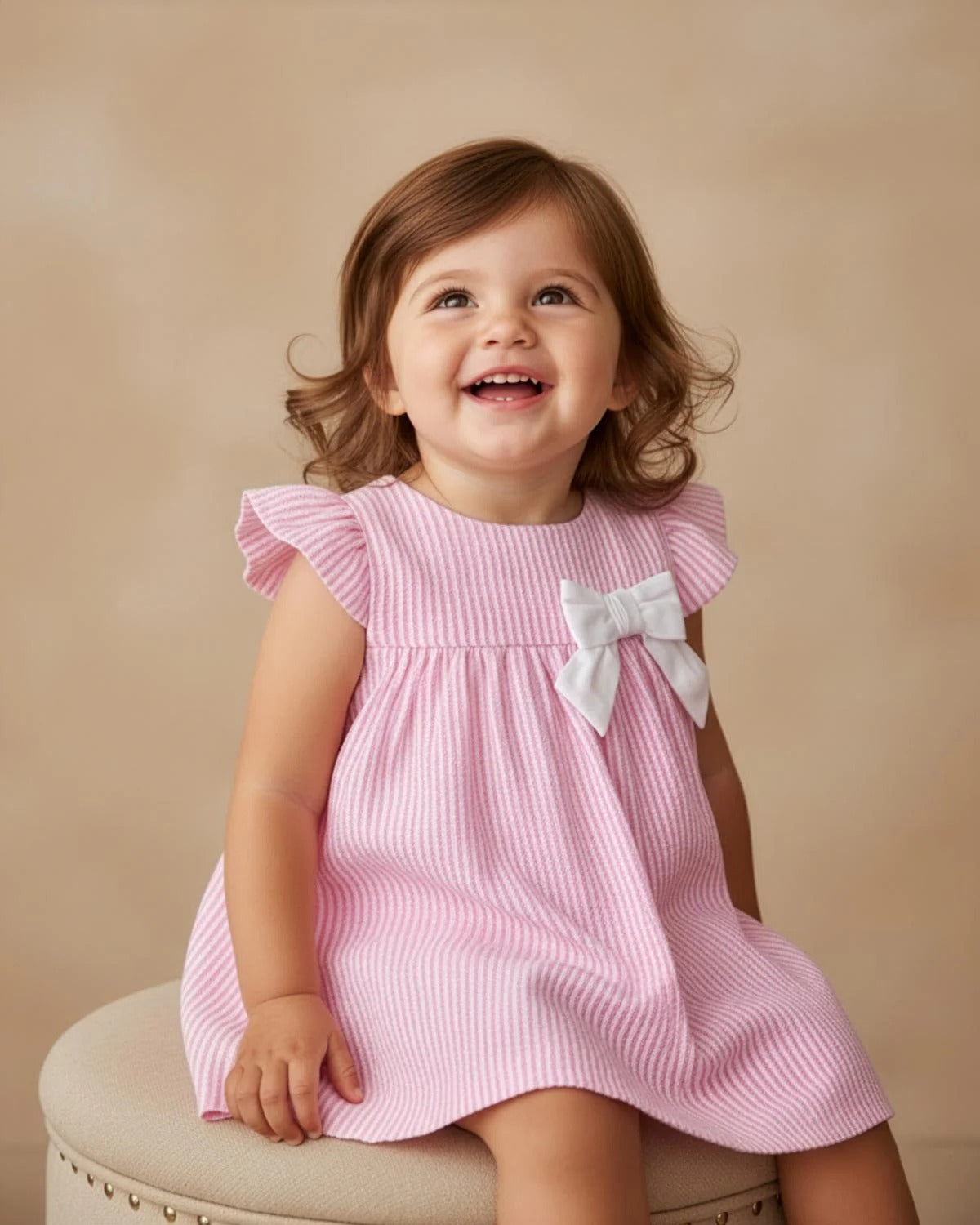 VESTIDO A RAYAS CONEJITO