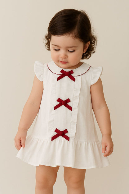VESTIDO TRES LAZOS BEBE FELIZ