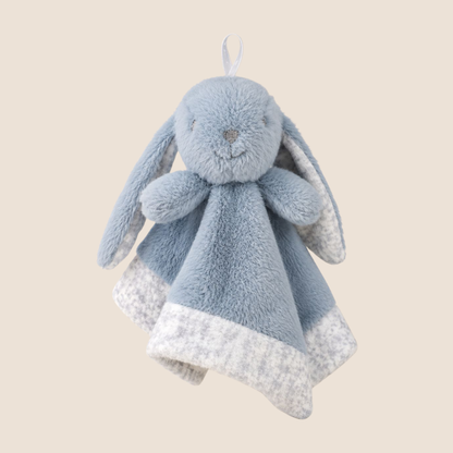 Peluche de Apego Conejito Azul para Bebé