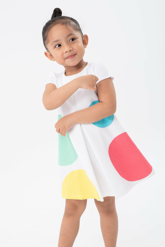 VESTIDO CON MAXI LUNARES BOBOLI