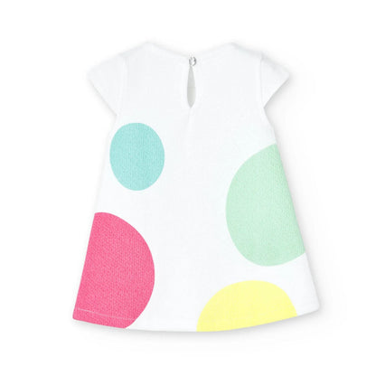 VESTIDO CON MAXI LUNARES BOBOLI