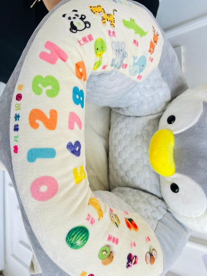 SILLA DE APOYO- DISEÑO PINGUINO GRIS