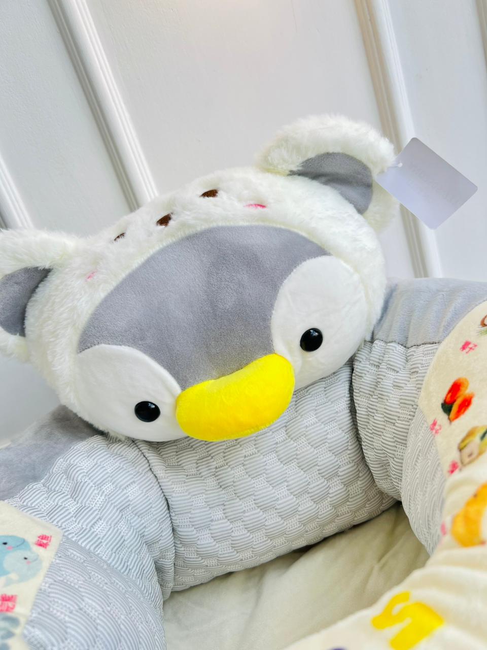 SILLA DE APOYO- DISEÑO PINGUINO GRIS
