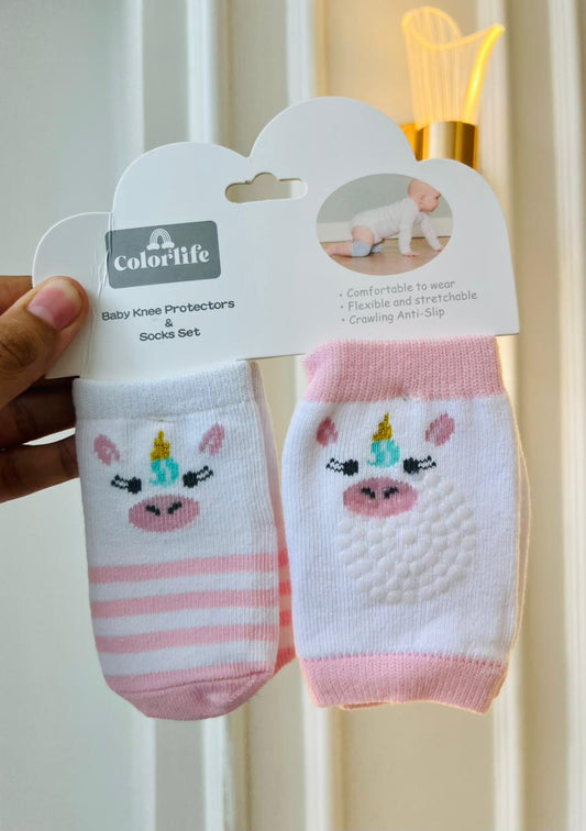 RODILLERA CON MEDIA ANTIDESLIZANTE-UNICORNIO