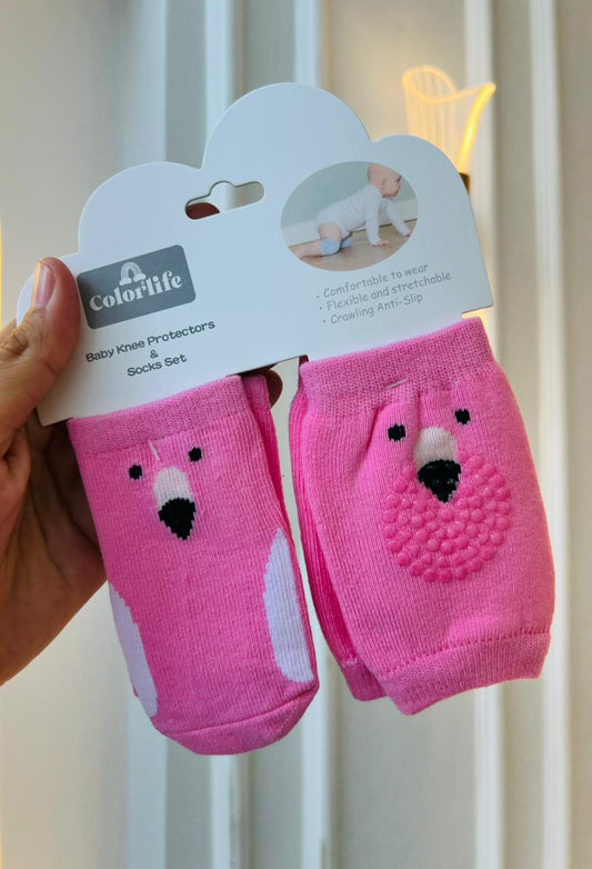 RODILLERA CON MEDIA ANTIDESLIZANTE-FLAMENCO