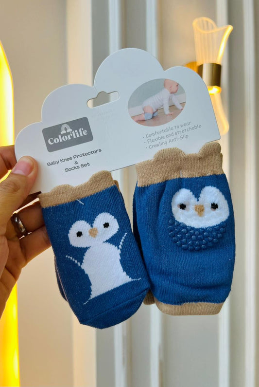 RODILLERA CON MEDIA ANTIDESLIZANTE-PINGUINO