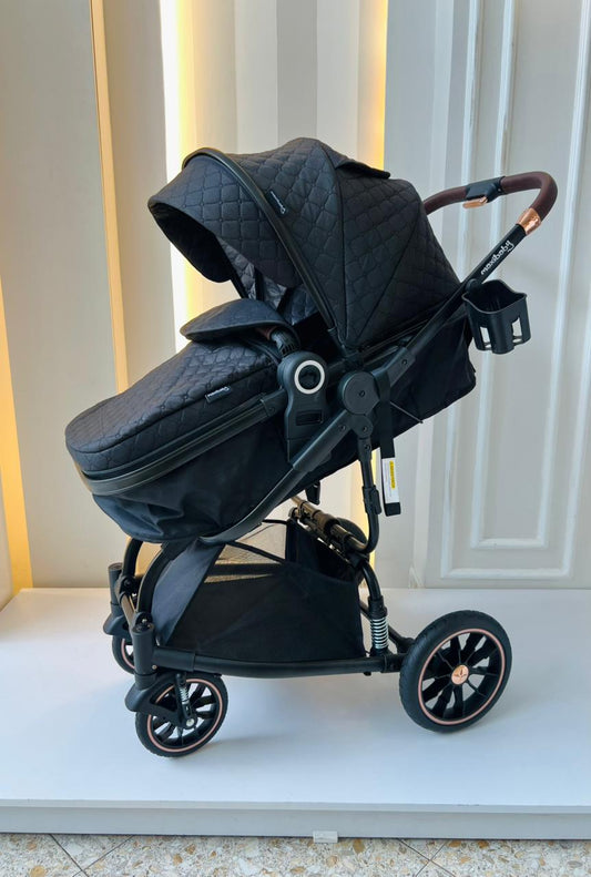 COCHE MOISÉS REFERENCIA FOX NEGRO