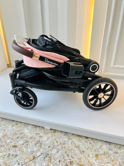 COCHE MOISÉS REFERENCIA FOX ROSADO