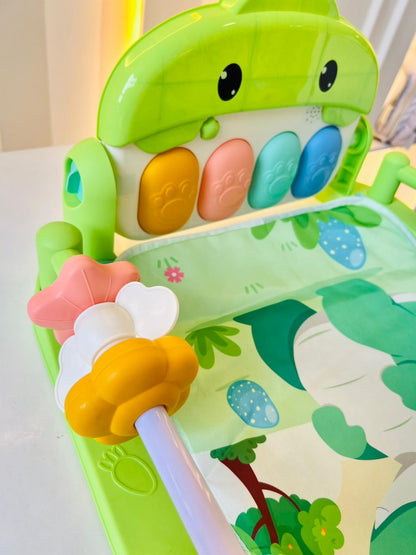 GIMNASIO MUSICAL INTERACTIVO - DISEÑO DINOSAURIO VERDE