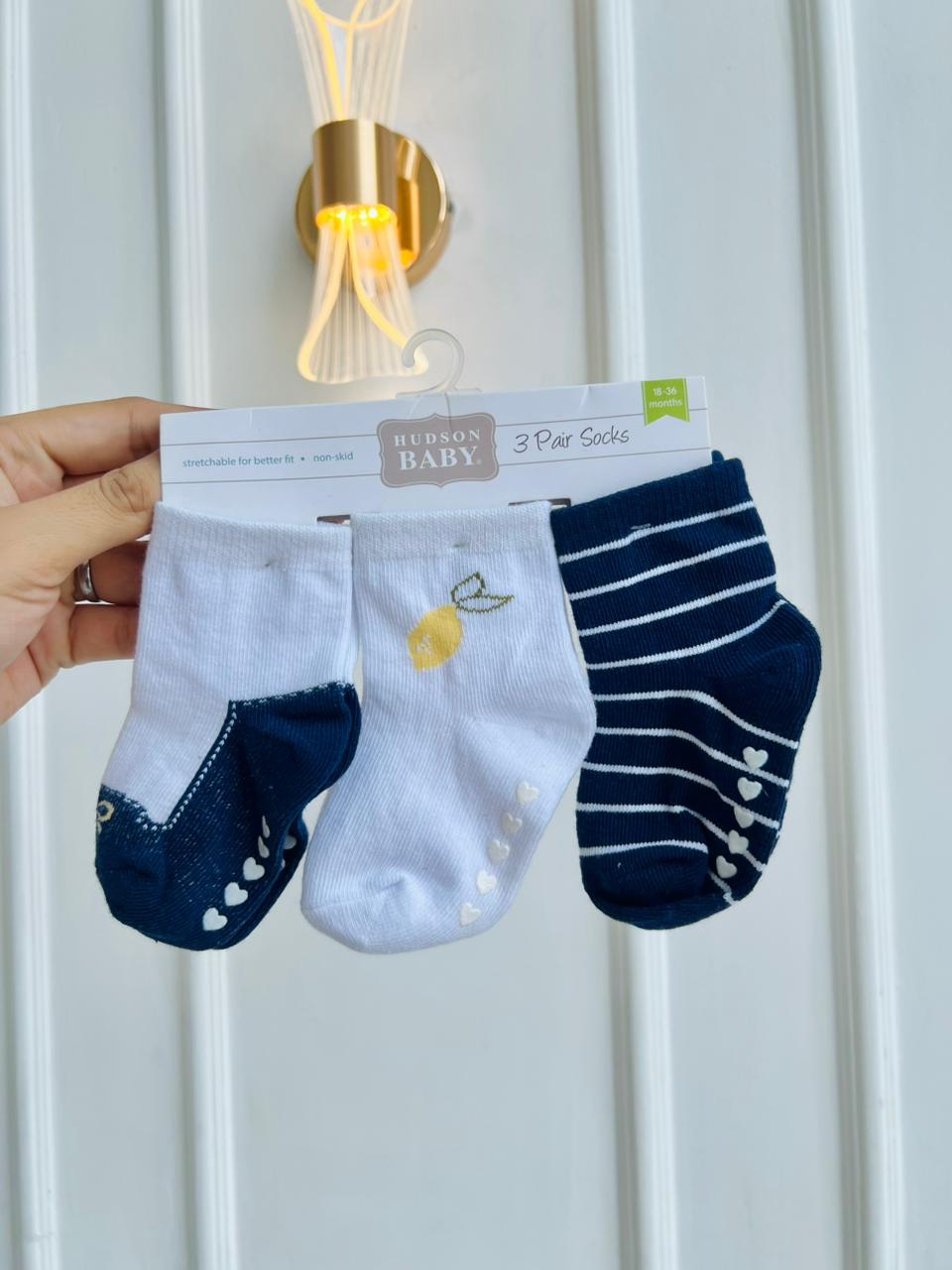 SET MEDIAS PRINCESS ROSE - PACK DE 3 PARES - 18 A 36 MESES