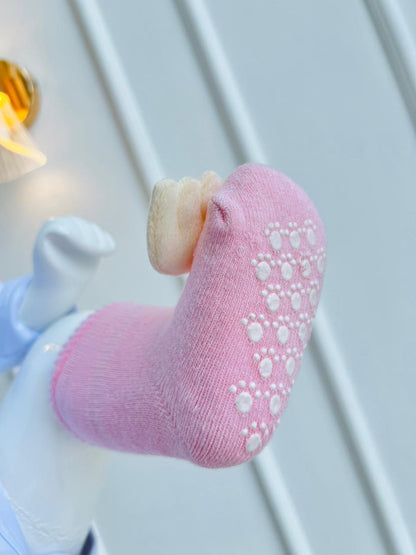 MEDIAS ANTIDESLIZANTE PARA BEBE - DISEÑO ALAS - TALLA S