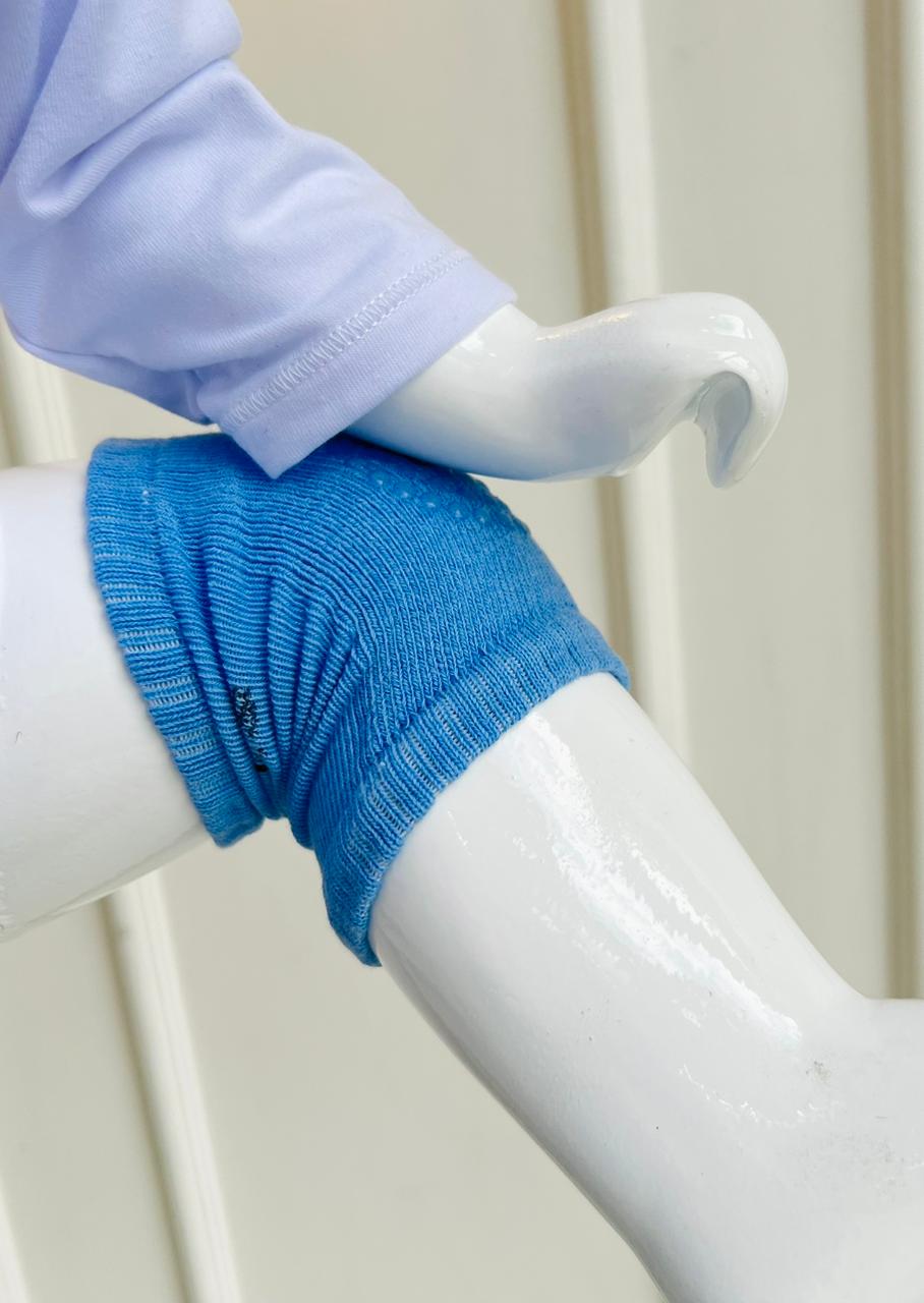 RODILLERAS PROTECTORAS CON AGARRE ANTIDESLIZANTE - COLOR AZUL - TALLA S