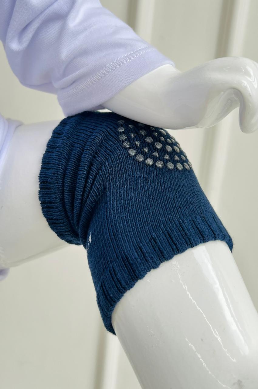 RODILLERAS PROTECTORAS CON AGARRE ANTIDESLIZANTE - COLOR AZUL OSCURO - TALLA S