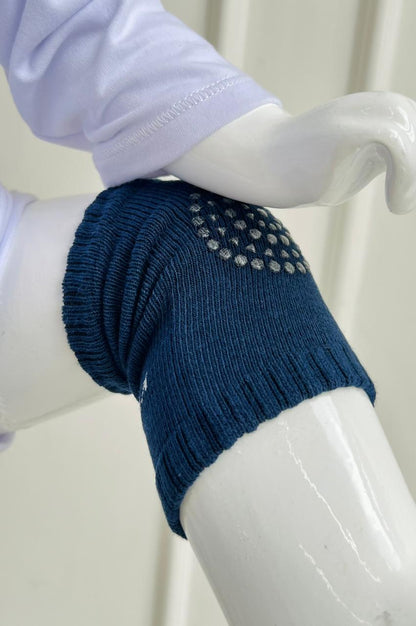 RODILLERAS PROTECTORAS CON AGARRE ANTIDESLIZANTE - COLOR AZUL OSCURO - TALLA S