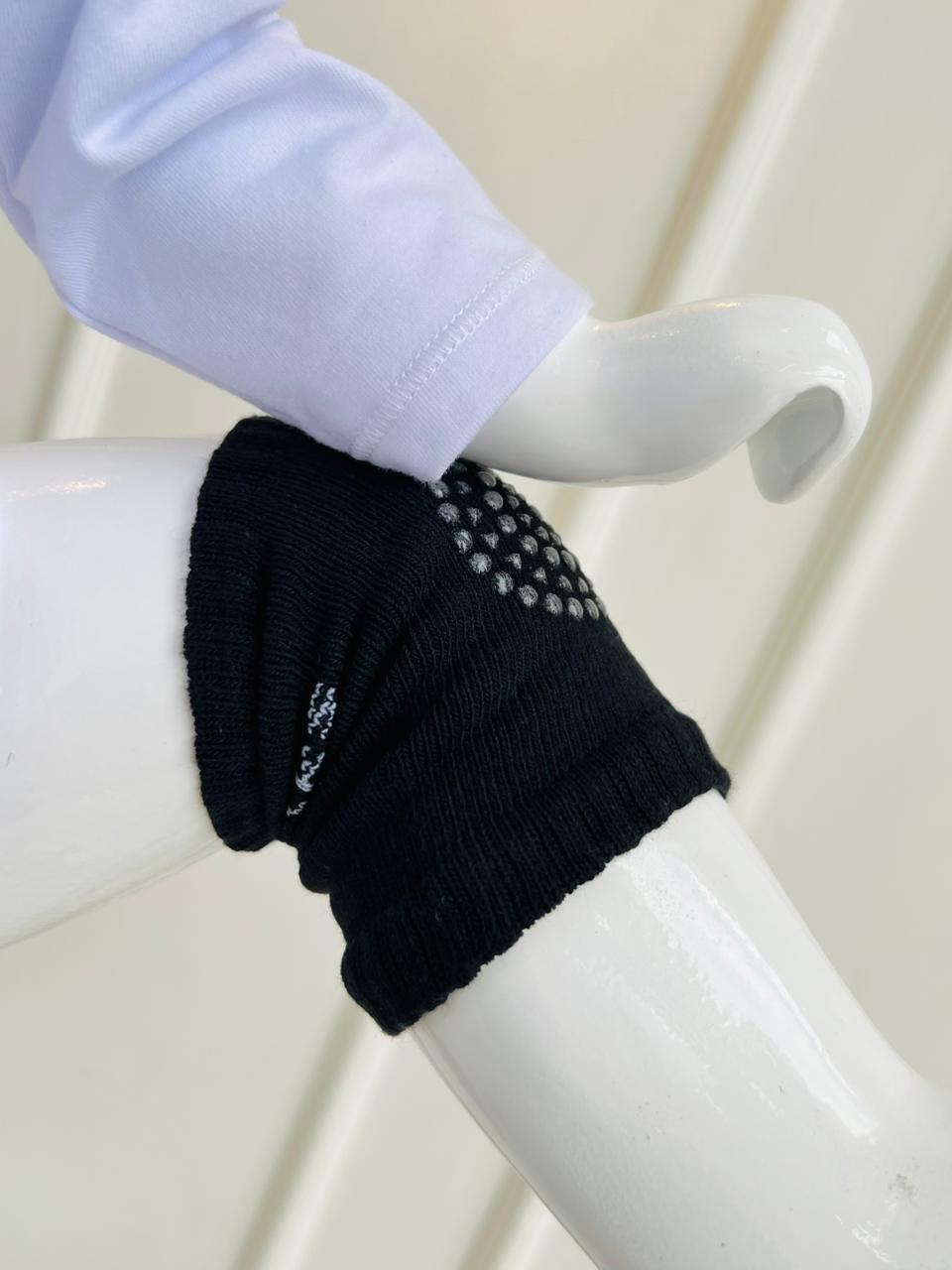 RODILLERAS PROTECTORAS CON AGARRE ANTIDESLIZANTE - COLOR NEGRO - TALLA S