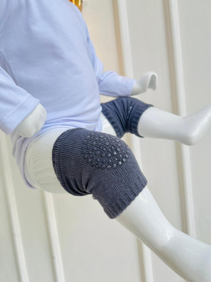 RODILLERAS PROTECTORAS CON AGARRE ANTIDESLIZANTE - COLOR GRIS OSCURO - TALLA S