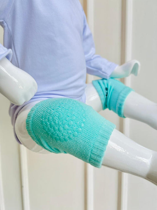 RODILLERAS PROTECTORAS CON AGARRE ANTIDESLIZANTE - COLOR VERDE MENTA - TALLA S