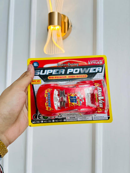 CARRO DE JUGUETE DEPORTIVO - POWER RACING - COLOR ROJO