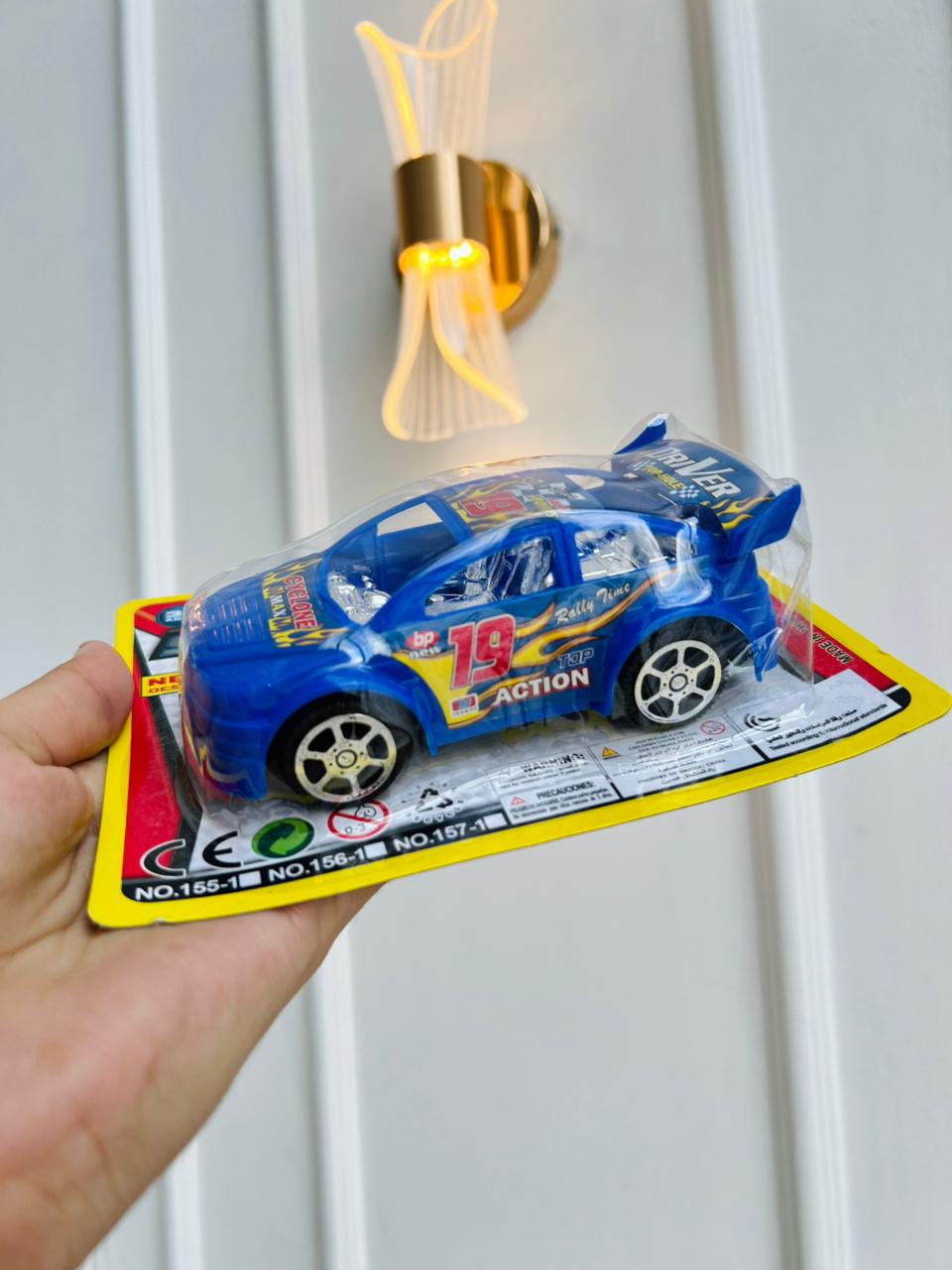 CARRO DE JUGUETE DEPORTIVO - POWER RACING - COLOR AZUL