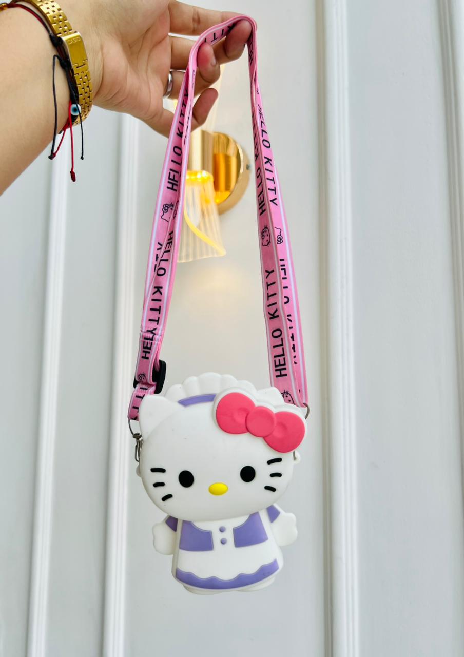 BOLSO INFANTIL TIPO CARTERA - DISEÑO HELLO KITTY