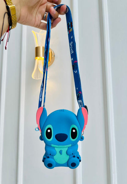 BOLSO INFANTIL TIPO CARTERA - DISEÑO STITCH