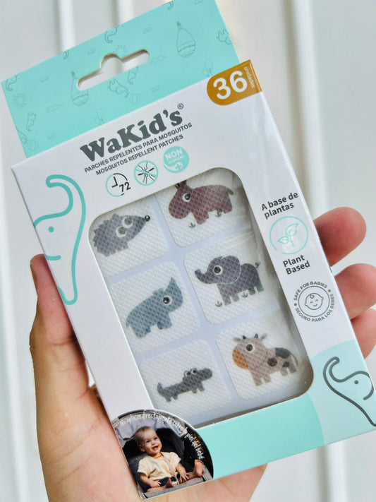 PARCHES REPELENTES PARA MOSQUITOS WAKID’S X36 UND