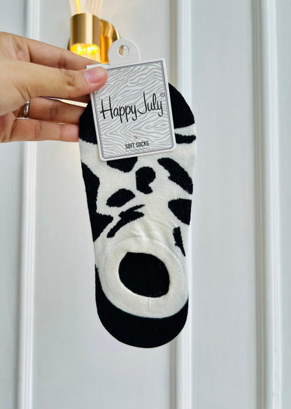 MEDIAS CORTAS PARA MUJER - DISEÑO ANIMAL PRINT