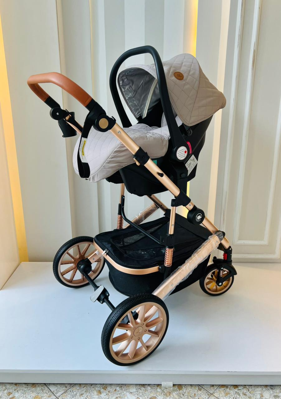 COCHE MOISÉS EN COMBO MARTINAS - COLOR BEIGE