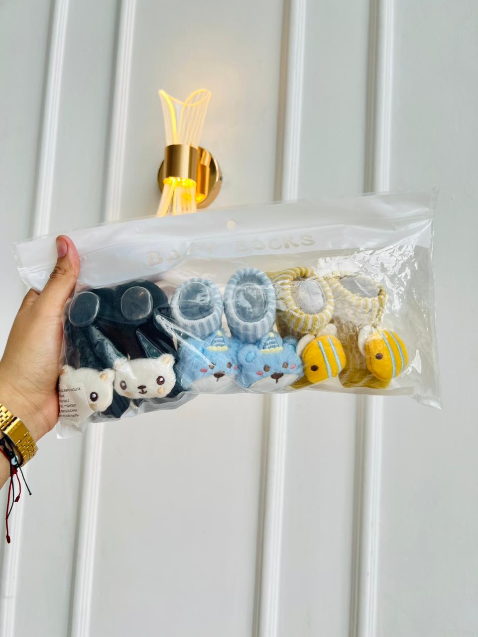 SET MEDIAS PARA BEBÉ - DISEÑO ANIMALITOS