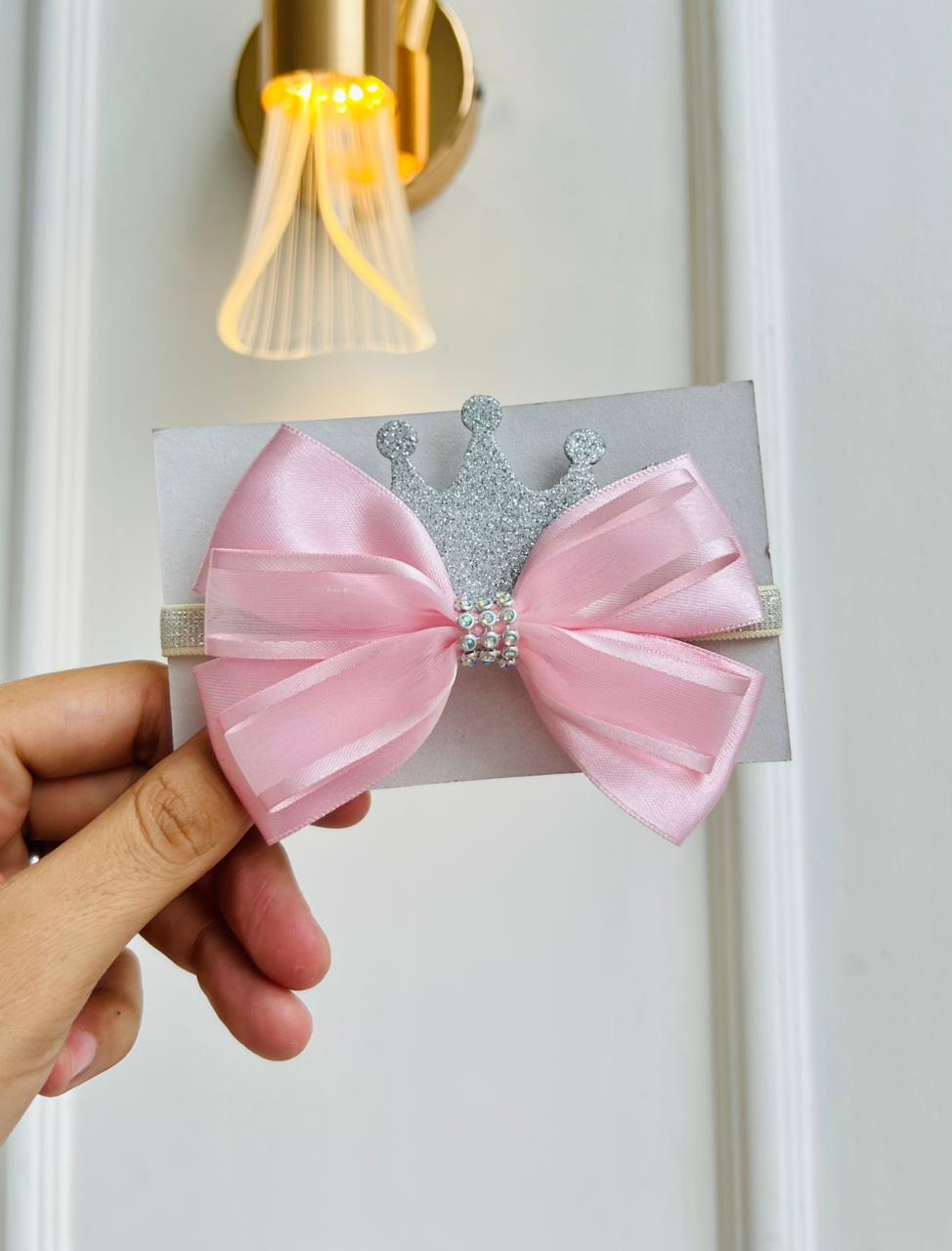 SET BALETAS Y DIADEMA - COLOR ROSADAS