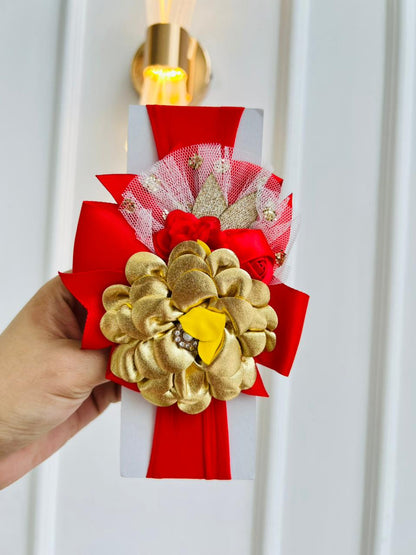 DIADEMA PARA BEBÉ CON FLORES DECORATIVAS - DISEÑO FLORAL