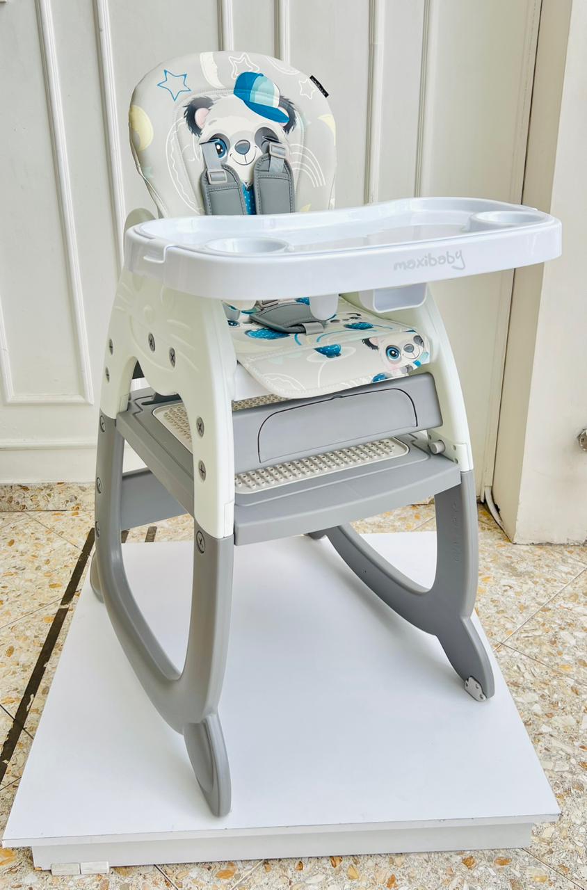 SILLA COMEDOR 4 EN 1 - MUSICAL - TOWER - COLOR GRIS