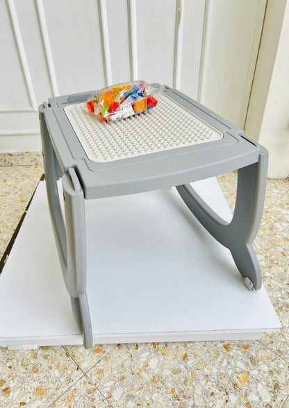 SILLA COMEDOR 4 EN 1 - MUSICAL - TOWER - COLOR GRIS