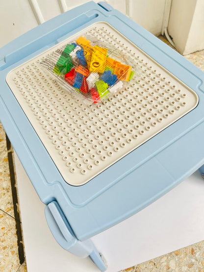 SILLA COMEDOR 4 EN 1 - MUSICAL - TOWER - COLOR AZUL