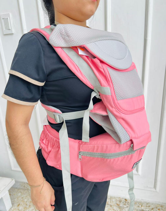 CANGURO CON ASIENTO DE CADERA - ALEBAO BABY CARRIER