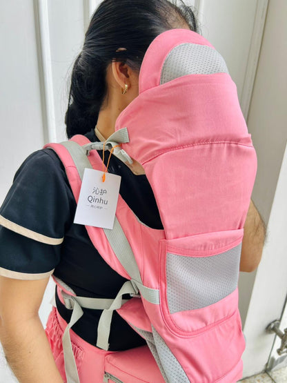 CANGURO CON ASIENTO DE CADERA - ALEBAO BABY CARRIER