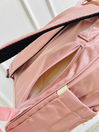PAÑALERA TIPO MOCHILA PREMIUM - DISEÑO MODERNO - COLOR ROSA